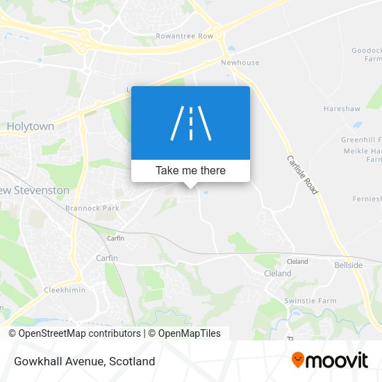 Gowkhall Avenue map