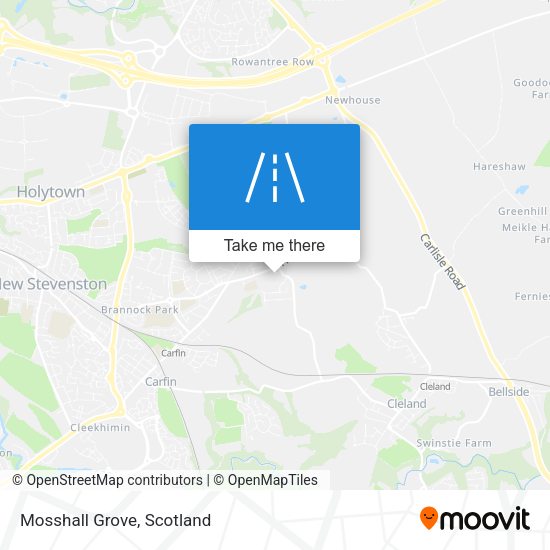 Mosshall Grove map