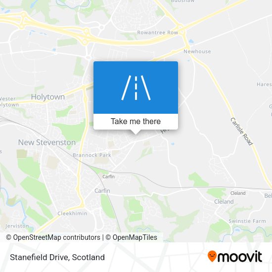 Stanefield Drive map