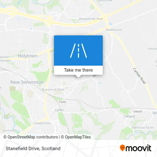 Stanefield Drive map