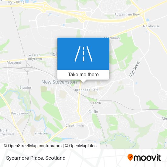 Sycamore Place map