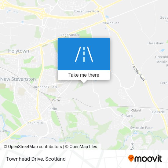 Townhead Drive map