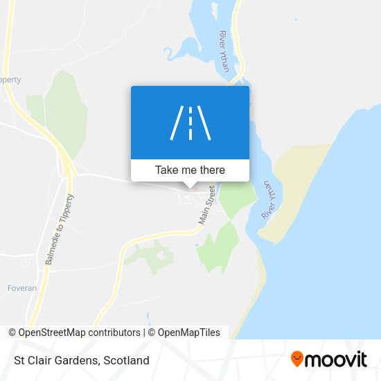 St Clair Gardens map