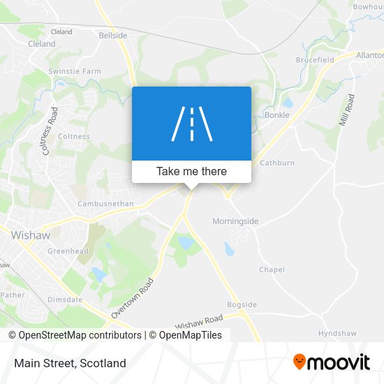 Main Street map