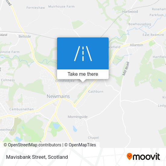 Mavisbank Street map