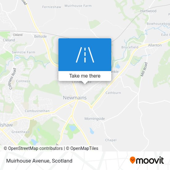 Muirhouse Avenue map