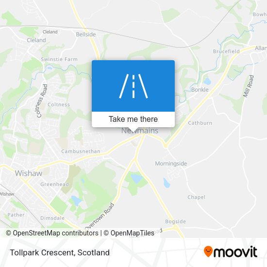 Tollpark Crescent map