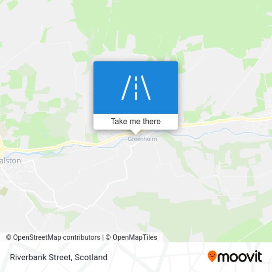 Riverbank Street map