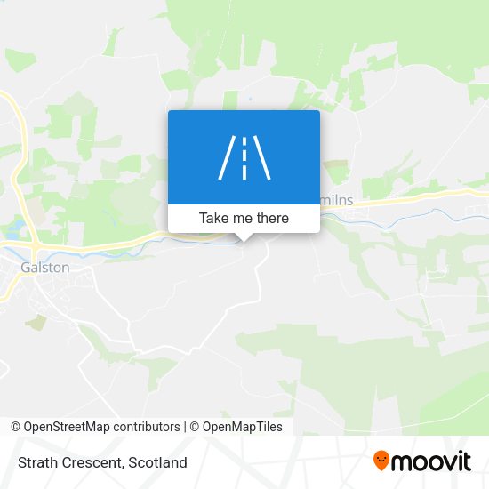 Strath Crescent map