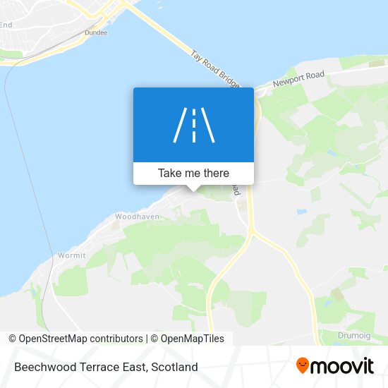 Beechwood Terrace East map