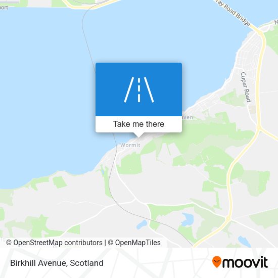 Birkhill Avenue map