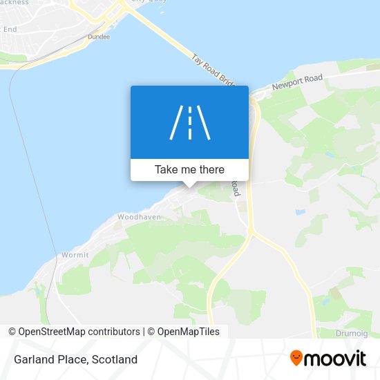 Garland Place map