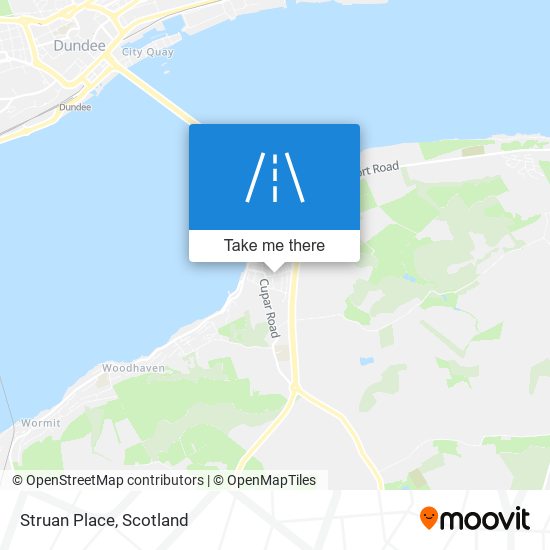 Struan Place map