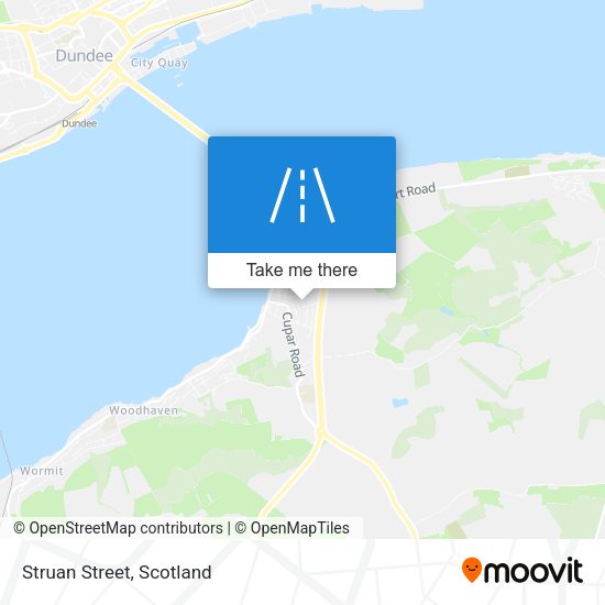 Struan Street map