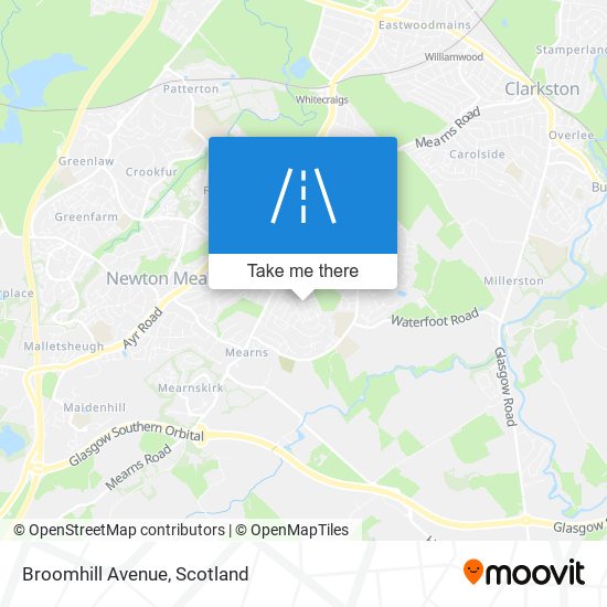 Broomhill Avenue map