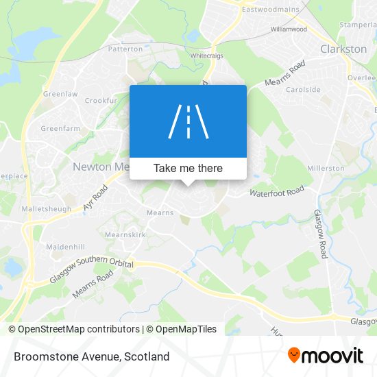 Broomstone Avenue map