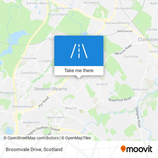 Broomvale Drive map