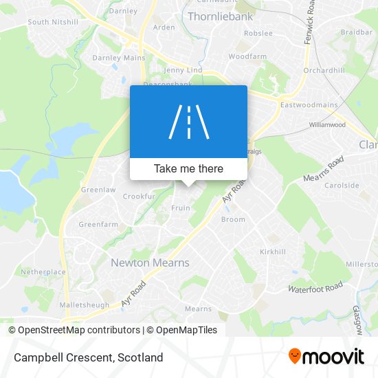 Campbell Crescent map