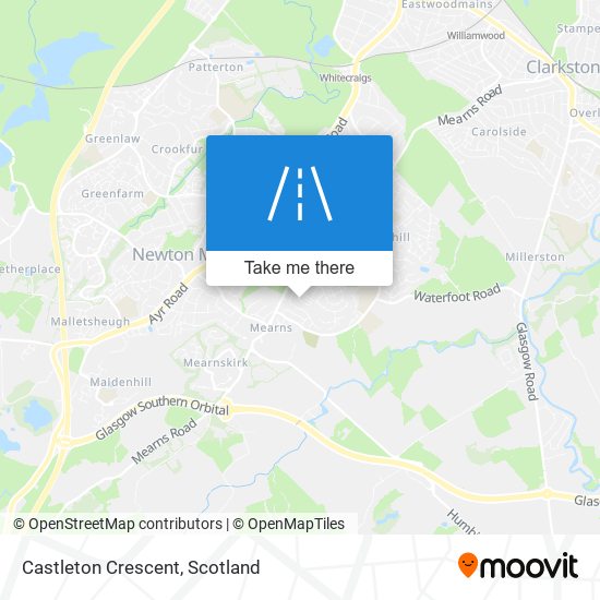 Castleton Crescent map