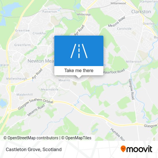 Castleton Grove map