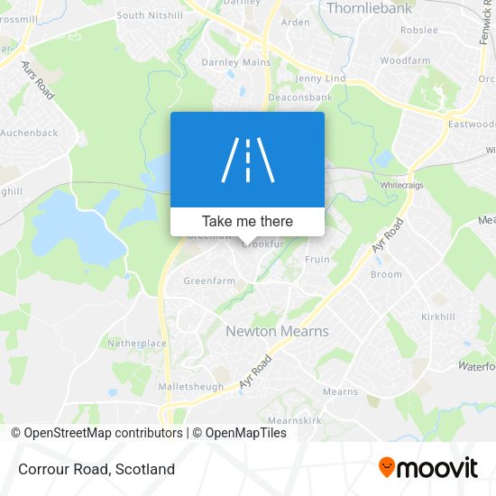 Corrour Road map