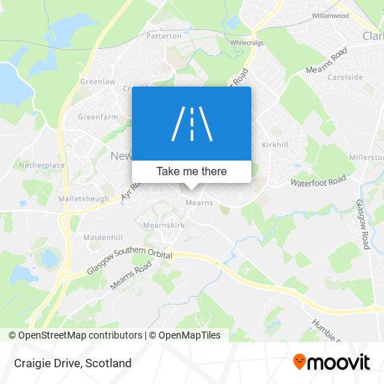 Craigie Drive map