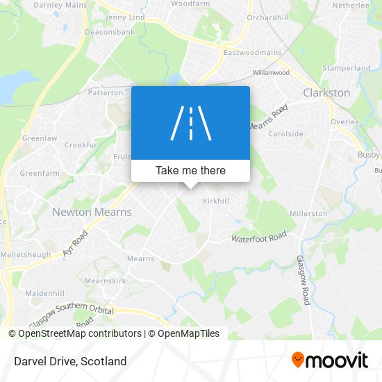 Darvel Drive map