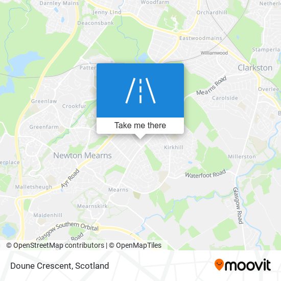 Doune Crescent map