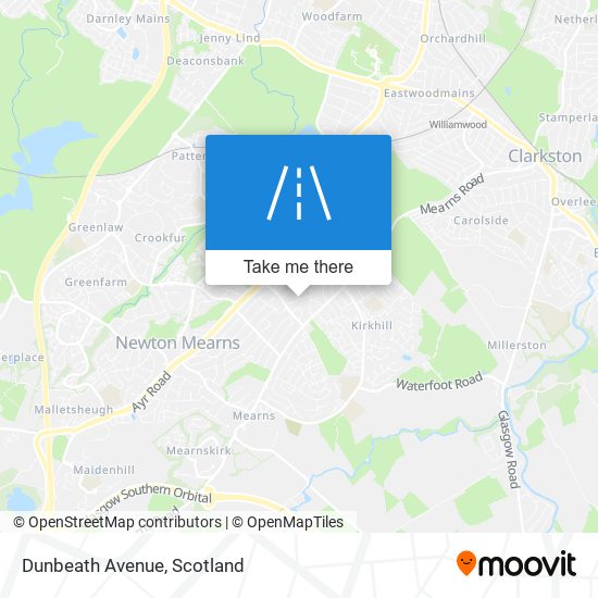 Dunbeath Avenue map