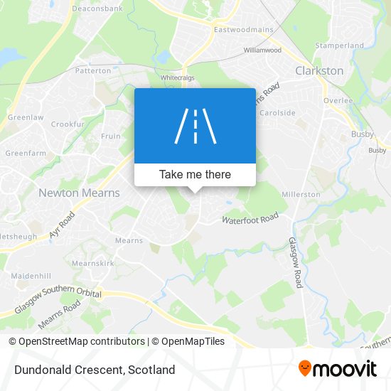 Dundonald Crescent map