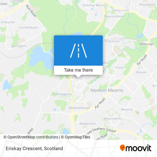 Eriskay Crescent map