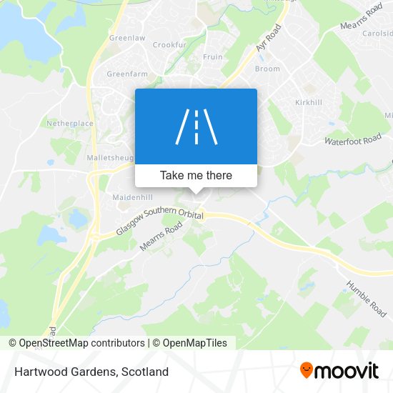 Hartwood Gardens map