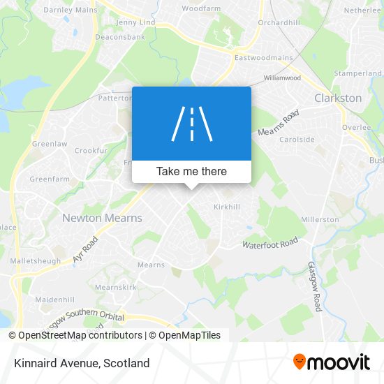 Kinnaird Avenue map