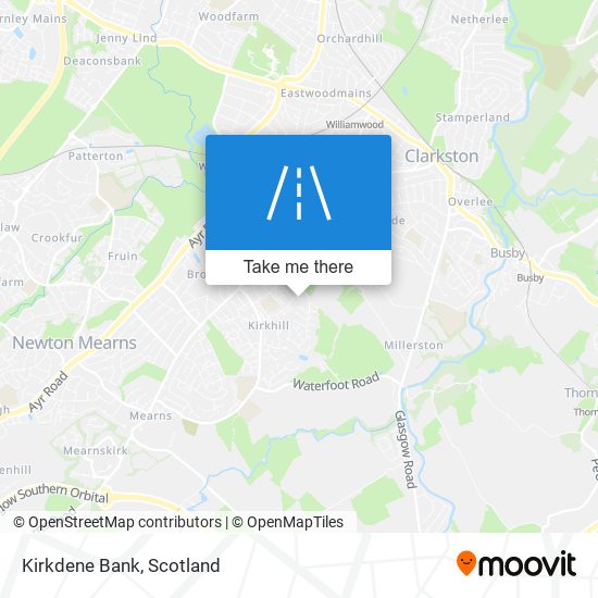 Kirkdene Bank map