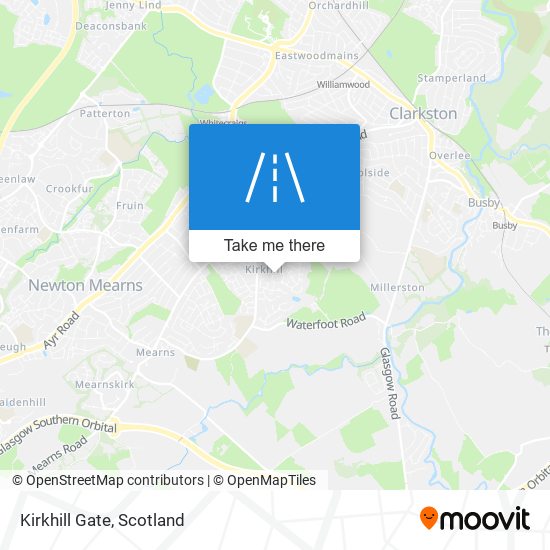 Kirkhill Gate map