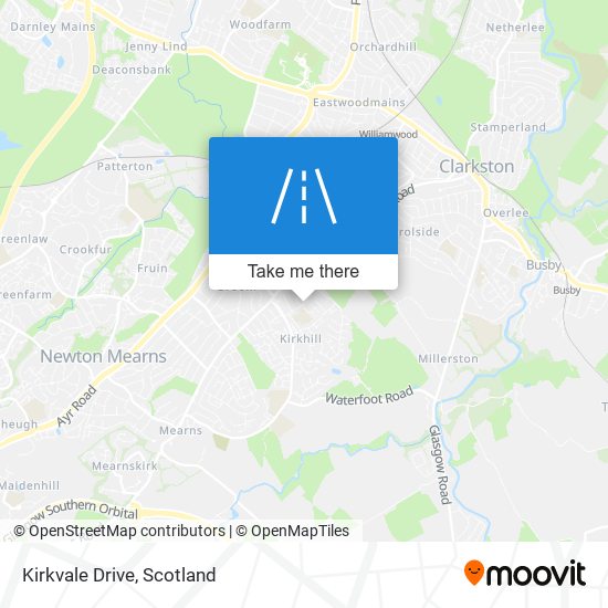 Kirkvale Drive map