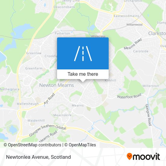 Newtonlea Avenue map