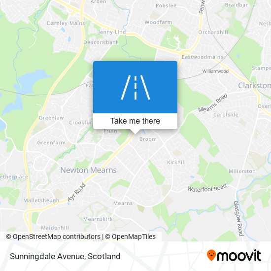 Sunningdale Avenue map