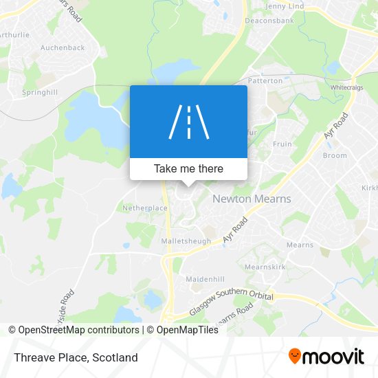 Threave Place map