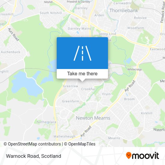 Warnock Road map