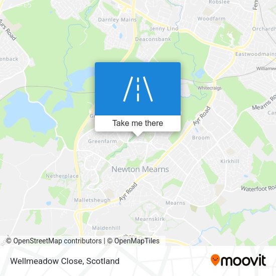 Wellmeadow Close map