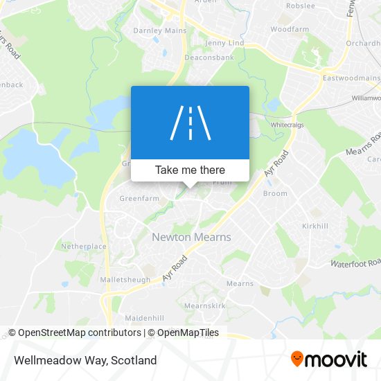 Wellmeadow Way map