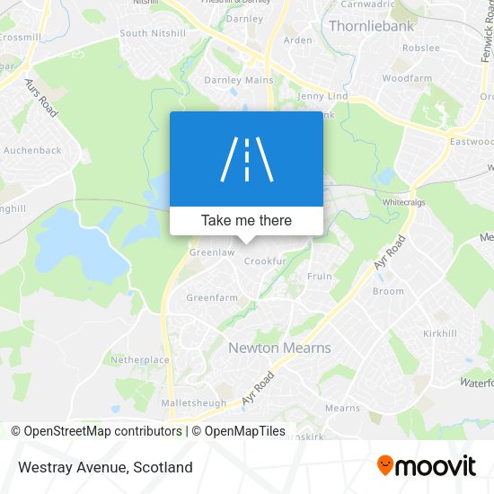 Westray Avenue map