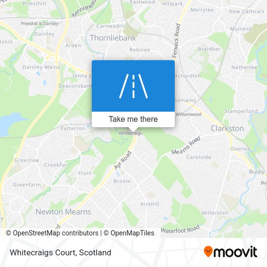 Whitecraigs Court map