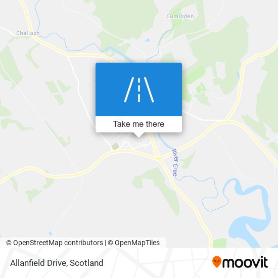 Allanfield Drive map