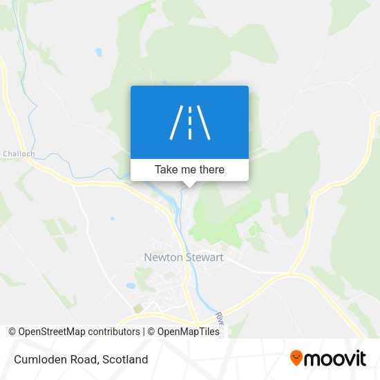 Cumloden Road map