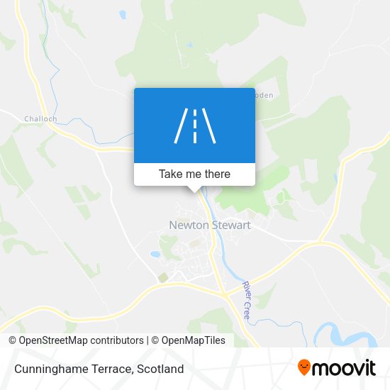 Cunninghame Terrace map