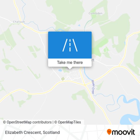 Elizabeth Crescent map