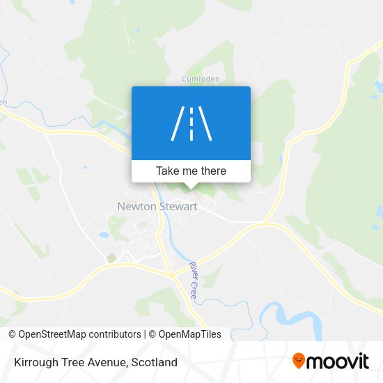 Kirrough Tree Avenue map