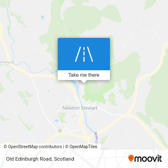 Old Edinburgh Road map